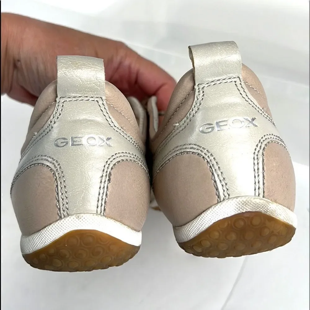 Geox Lightweight Comfort Beige Respira Sneaker Shoes Size EUR 39, US 9
